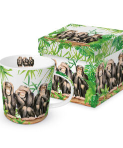 ppd Tasse "Three Apes" im Geschenkkarton
