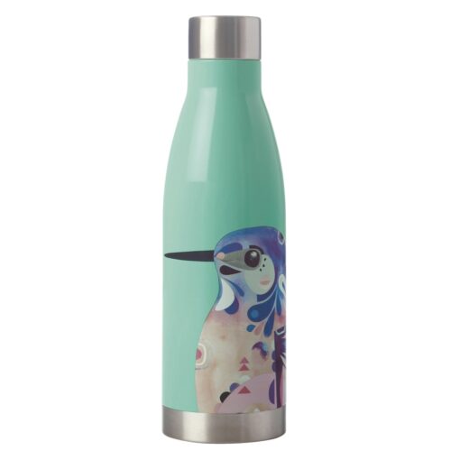 M&W Edelstahl-Trinkflasche "Azure Kingfisher"