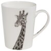 M&W Porzellan-Becher "African Giraffe" in Geschenkbox