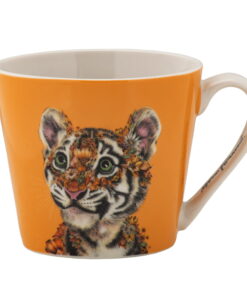 M&W Porzellan-Becher "Tiger" in Geschenkbox