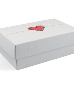 Buntbox Geschenkschachtel M - Linien Herz