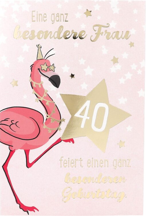 Jump Outs Musikkarte "40 - besondere Frau"