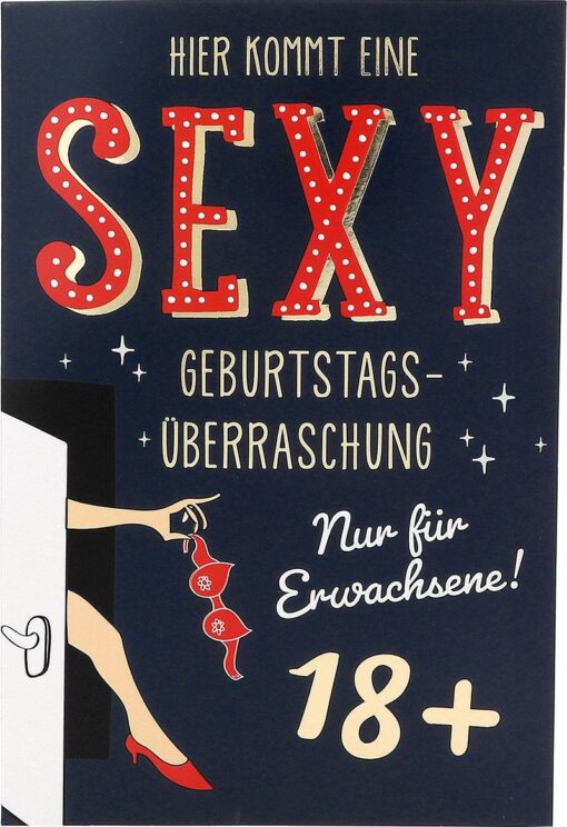 Jump Outs Musikkarte "Sexy Geburtstagsüberraschung"
